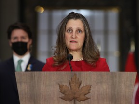 The better-than-expected fiscal picture will allow Finance Minister Chrystia Freeland to deliver on campaign promises from last year's election in the next federal budget.