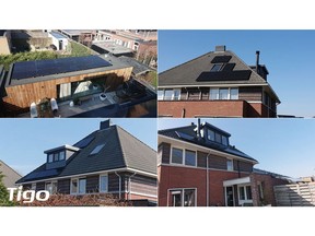 Five-orientation solar rooftop in the Netherlands which consistently produces 30% more energy by using Tigo MLPE Optimizers.