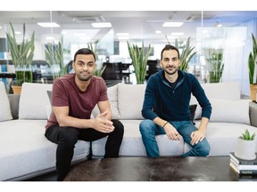 Fidel API co-founders Dev Subrata (CEO) and Andre Elias (CTO)