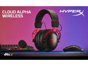 HyperX Now Shipping Award-Winning Alpha Wireless Gaming Headset with Up to 300 Hours of Battery Life