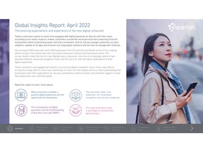 The new Experian Global Insights Report concludes that digital online spending will continue to gain strength even as consumers emerge from lockdown and return to in-person transactions.