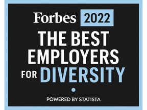 Southern Glazer's Wine & Spirits is included in the Forbes list of Best Employers for Diversity 2022.