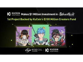 KuCoin Ventures Makes $1 Million Investment in SakuraVerse