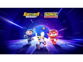 Nexon America KartRider Rush+ X Sonic the Hedgehog Collaboration