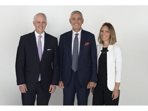 From left to right: Chris McLernon (CEO, Colliers | EMEA), Ofer Arbib (Co-principal of Colliers Italy and CEO of Colliers Global Investors Italy), Giulia Longo (Co-principal of Colliers Italy)