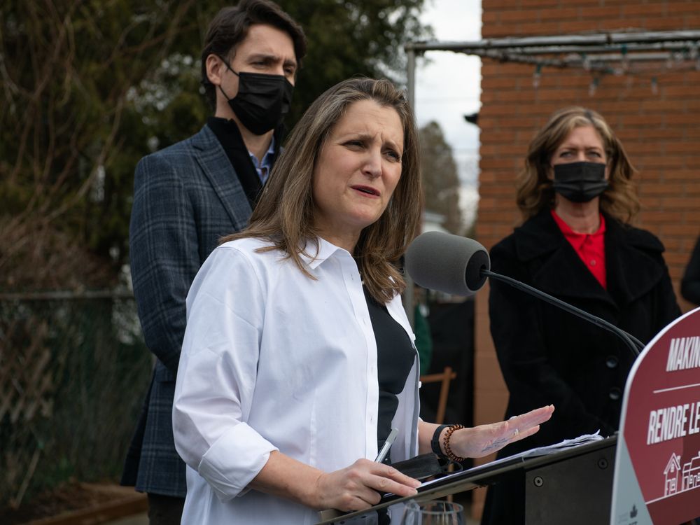 'Important for Canada to react': Finance Minister Chrystia Freeland defends incr..