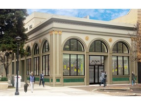 A rendering of the dispensary location in Redwood City California by Juva Life Inc.