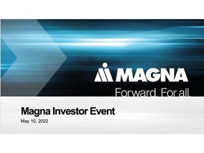 Magna Investor Event