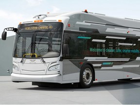 NFI Group Inc is based in Winnipeg, Manitoba and makes electric buses and coaches.