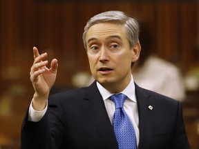 Minister of Innovation, Science and Industry Francois-Philippe Champagne during question period in the House of Commons on Parliament Hill in Ottawa, Feb. 4, 2022.