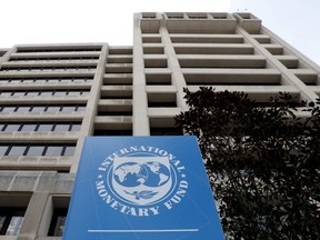Der Hauptsitz des Internationalen Währungsfonds in Washington, USA