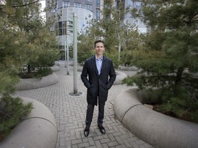 Anthony Lacaver, Founder and President of Globalive, in the Yorkville area of Toronto.