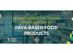 Producing healthy options with a new line of fava-based food products