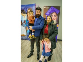 Jawed and his family are looking forward to building a life in Canada, starting with an education from CDI College. (CDI College)