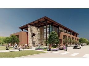 Rendering of the new Steadman Philippon medical building located in Basalt, Colorado