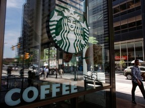 Ein Starbucks-Laden in Philadelphia.