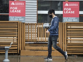 Office vacancies ticked up to 14.8 per cent in Toronto.