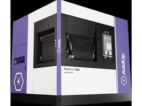 AddUp FormUp350 laser powder bed fusion (LPBF) printer