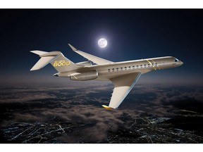 Bombardier introduced the new Global 8000 aircraft at EBACE in Geneva on May 23, 2022