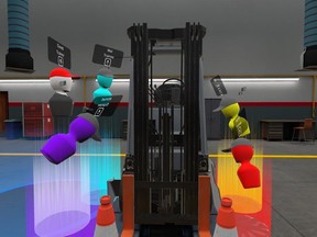 Multiplayer Virtual Reality Training for maintenance team and repair teams at Toyota Material Handling, designed and developed by VR Vision.