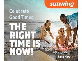 Sunwing offers great savings on celebratory vacations with family and friends in popular sun destinations
