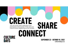 Join the three-week celebration and participate in thousands of free arts and culture events happening across Canada.
