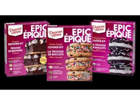 Duncan Hines EPIC S'mores Brownie Kit, Cookie Dough Cookie Kit & Cookies and Cream Cookie Kit