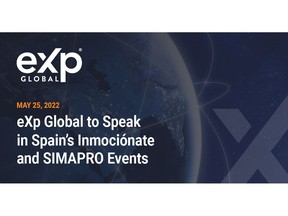 eXp Global hablará en los eventos Inmociónate y SIMAPRO de España como parte del roadshow transnacional de la compañía