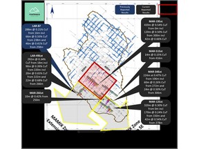 Plan View 2022 Infill & MAMIX Drilling at MOD