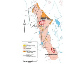 Figure 1 - Alpha Copper, Okeover ('Ok") Property