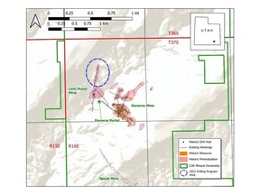 Daneros Uranium Mine located in the White Canyon District is a fully developed and permitted underground mine that produced nearly one million pounds of U3O8 during multiple periods of operation, most recently from 2010-2013.