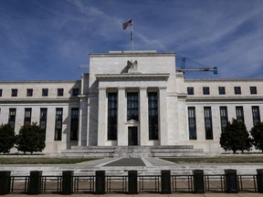 The Federal Reserve Board building on Constitution Avenue in Washington, U.S.