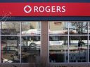 A Rogers store in Winnipeg, Man.