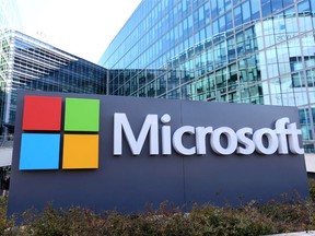 The Microsoft Corp. headquarters at Issy-les-Moulineaux, near Paris, France.