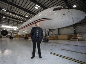 Cargojet Inc. Chief Executive Officer Ajay Virmani at the company's Hamilton hangar.