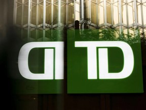 Toronto Dominion Bank's adjusted net income slipped two per cent to $3.7 billion.