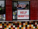 Vacancies in the housing and food service industry rose 37 percent to 158,1,000 in early March.