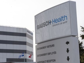 The headquarters of Bausch Health Solutions, formerly known as Valeant Inc., is seen in Laval, Que., Wednesday, February 20, 2019. Bausch Health Companies Inc. says hedge fund manager John Paulson has been named chairperson of its board of directors, replacing Joseph Papa.