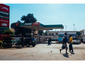 A Puma Energy fuel station in Lilongwe, Malawi.