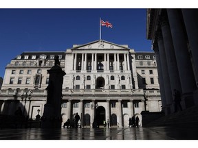 The Bank of England in the City of London. Photographer: Hollie Adams/Bloomberg
