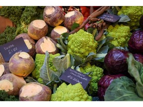 Romanesco cauliflowers for sale at Borough Market in London, U.K., on Wednesday, Dec. 15, 2021. U.K. inflation surged to its highest level in more than a decade in November, exceeding 5% months before the Bank of England had expected. Photographer: Hollie Adams/Bloomberg