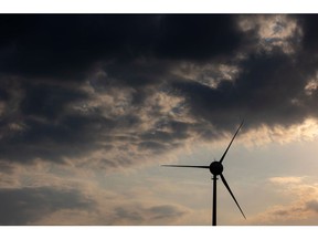 A wind turbine in Brandenburg, Germany, on Monday, May 2, 2022. European leaders have promised to scale up the continent's renewable-power capacity while reducing imports of Russian gas, but builders say fast-tracking the energy transition means unraveling red tape and reconciling lofty, national climate ambitions with the limited capacity of most local authorities to implement them.