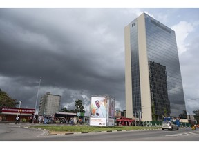 The headquarters of the African Development Bank in Abidjan, Ivory Coast. Photographer: Andrew Caballero-Reynolds/Bloomberg