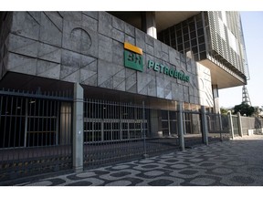 Petroleo Brasileiro SA (Petrobras) headquarters in Rio de Janeiro, Brazil, on Friday, June 17, 2022. Brazil's state-controlled oil giant Petrobras increased fuel prices in a political setback for President Jair Bolsonaro, who is fighting to contain inflation in an election year.