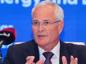 ExxonMobil CEO Darren Woods warned as conference in Brussels that governments must deal with the demand side of oil before curbing the production side.