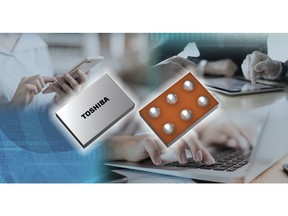Toshiba: new MOSFET gate driver ICs "TCK42xG Series" that will help to reduce device footprints.