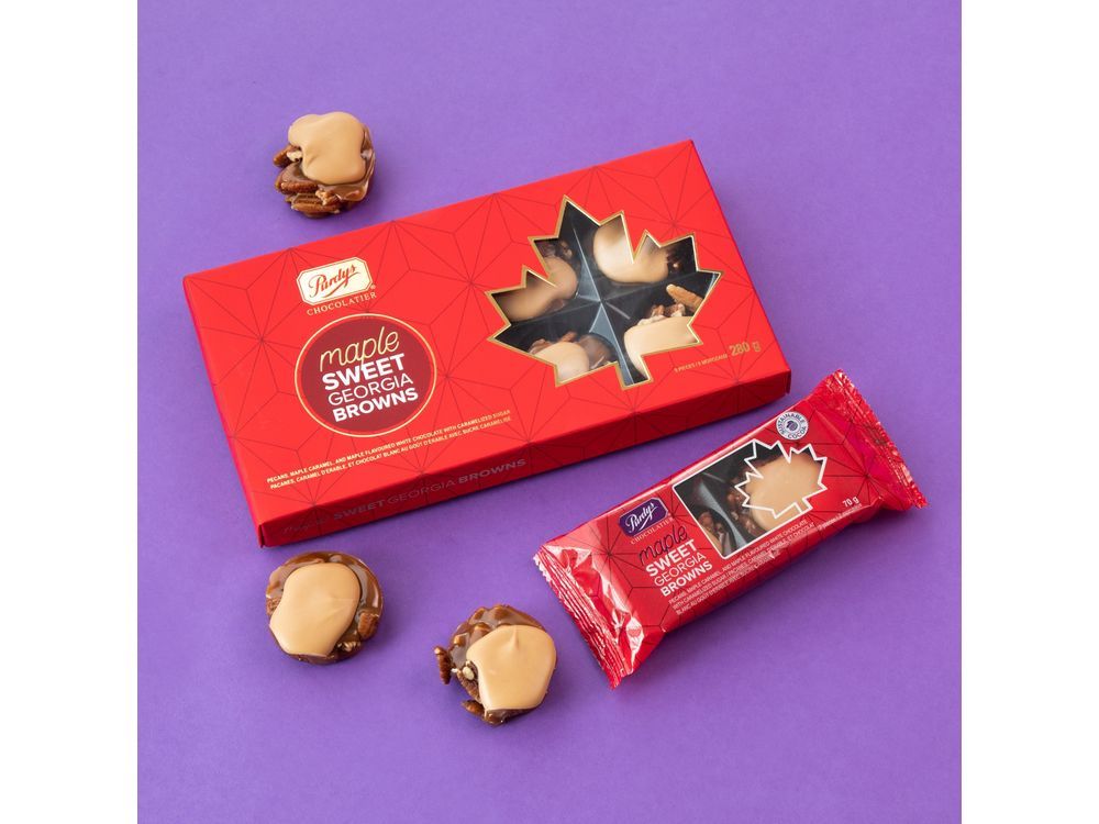 Purdys Chocolatier Releases Limited Edition Maple Sweet Georgia Browns, a  Canadian Twist on a Classic Bestseller