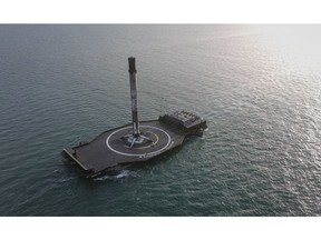 A SpaceX rocket recovery droneship, which will have its autonomous functions evaluated by ABS. Image courtesy of SpaceX