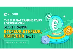 KuCoin Launches EUR Trading Pairs To Make Crypto Transactions Easier For Europeans
