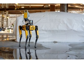 Boston Dynamics selected Velodyne Lidar's sensors to provide perception and navigation capabilities for its highly mobile robots, which are capable of tackling the toughest robotics challenges. Pictured here: Boston Dynamics' Spot mobile robot equipped with a Velodyne lidar sensor.